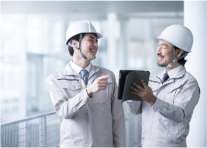 駅から現場への送迎用マイクロバス イメージ