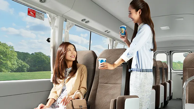 マイクロバスはお客様も安心・快適な乗り心地